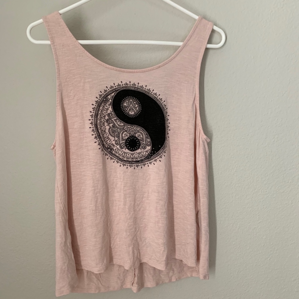 pink designed tank